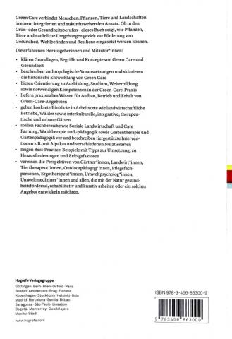 Buchumschlag 'Green Care'